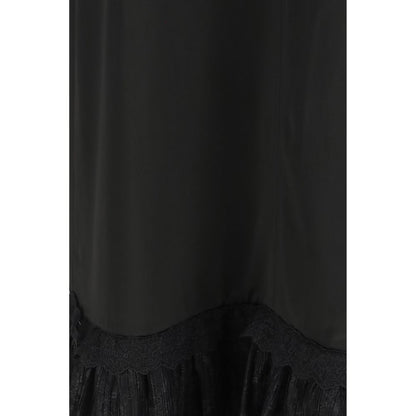 Ganni Schwarzes Freizeitkleid aus Acetat