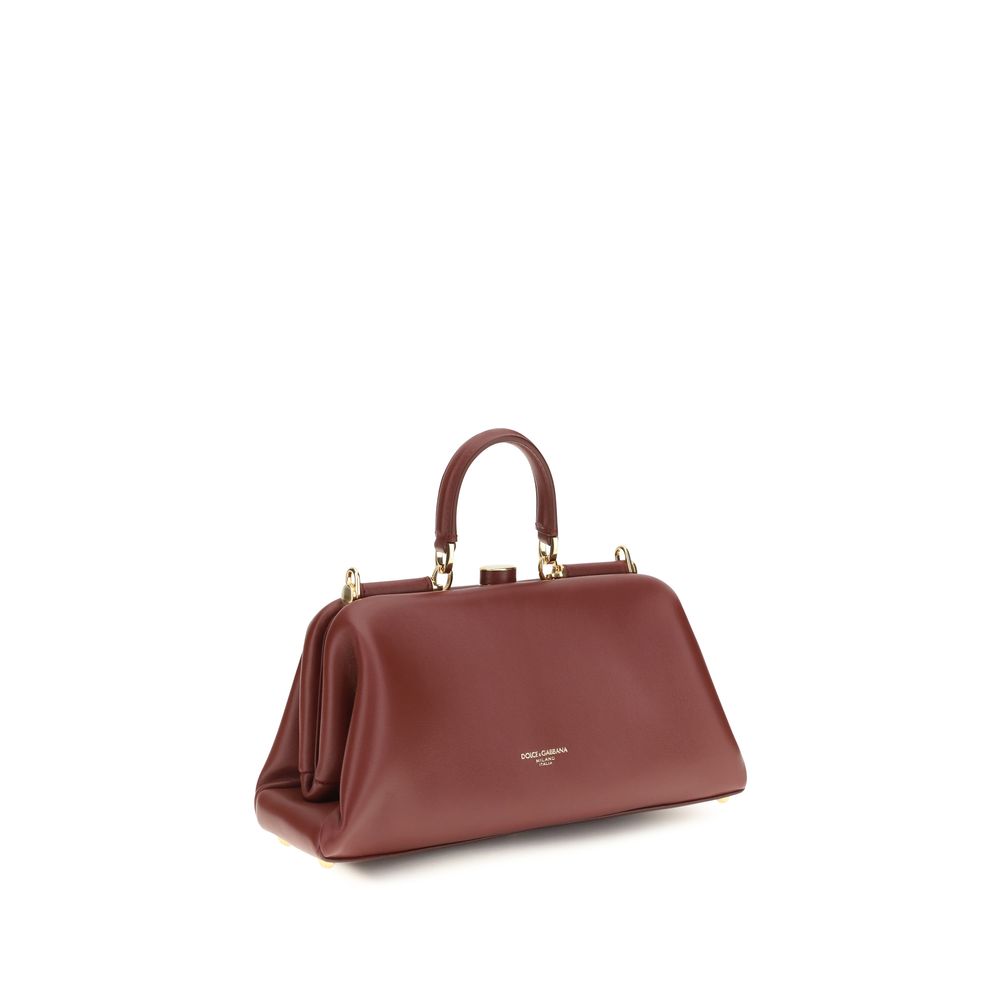 Dolce & Gabbana Handtasche aus rotem Lammleder