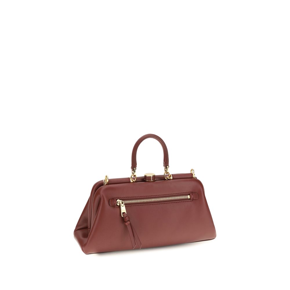 Dolce & Gabbana Handtasche aus rotem Lammleder