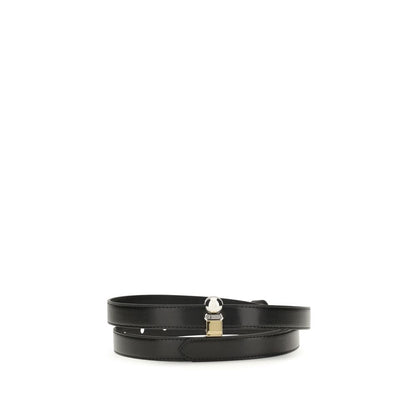 Jacquemus Black Calfskin Regular Belt