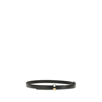Jacquemus Black Calfskin Regular Belt