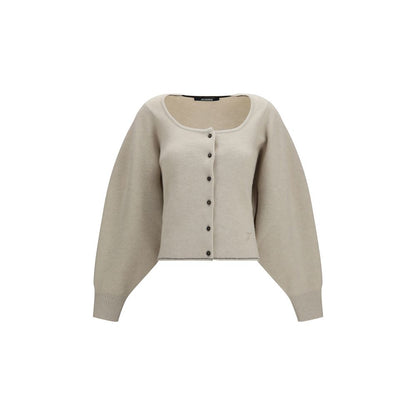Jacquemus Beige Woll Strickjacke