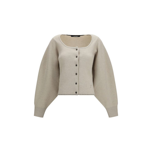 Jacquemus Beige Woll Strickjacke