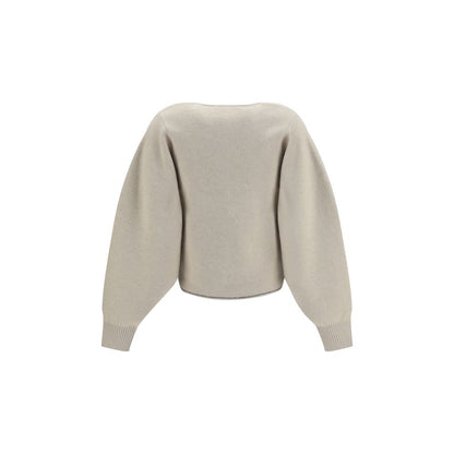 Jacquemus Beige Woll Strickjacke