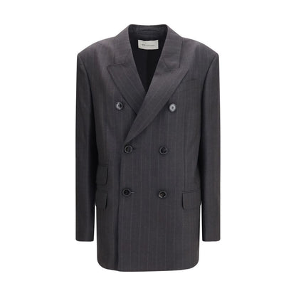Blazer grigio in lana Ami Paris