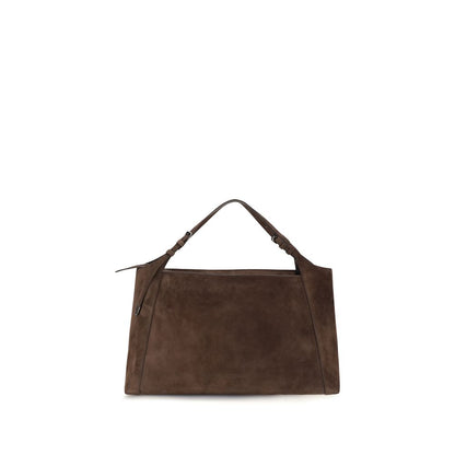 Brunello Cucinelli Braune Wildleder-Handtasche