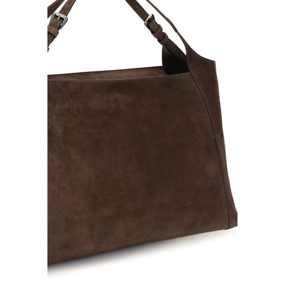 Brunello Cucinelli Braune Wildleder-Handtasche