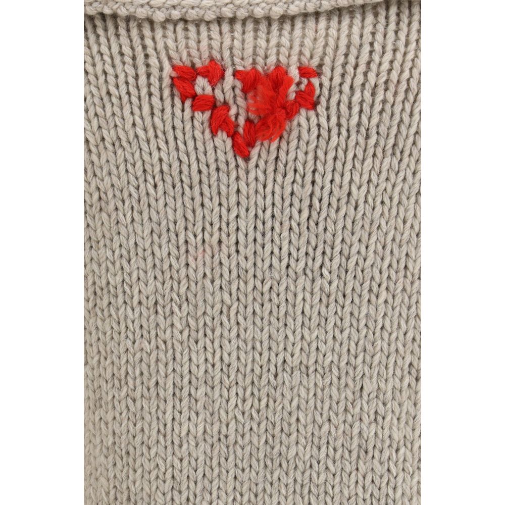 Prada Grey Wool Cardigan