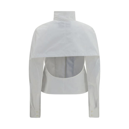 Camicia elegante bianca in cotone Jacquemus