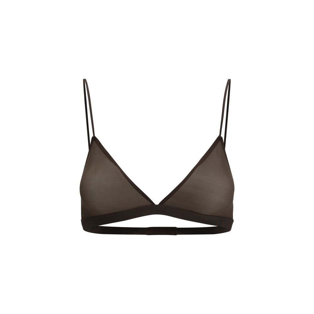 Reggiseno Calvin Klein in nylon marrone
