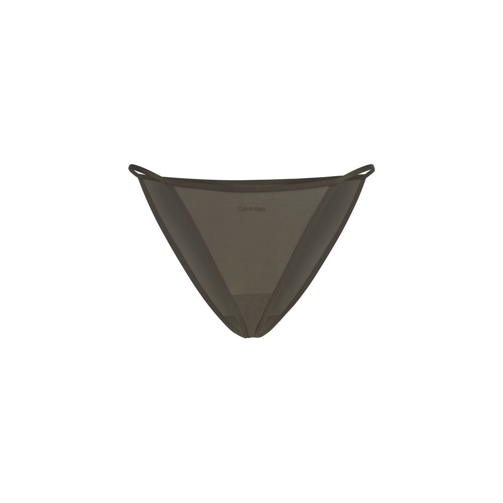 Slip Calvin Klein in nylon grigio