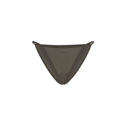 Slip Calvin Klein in nylon grigio
