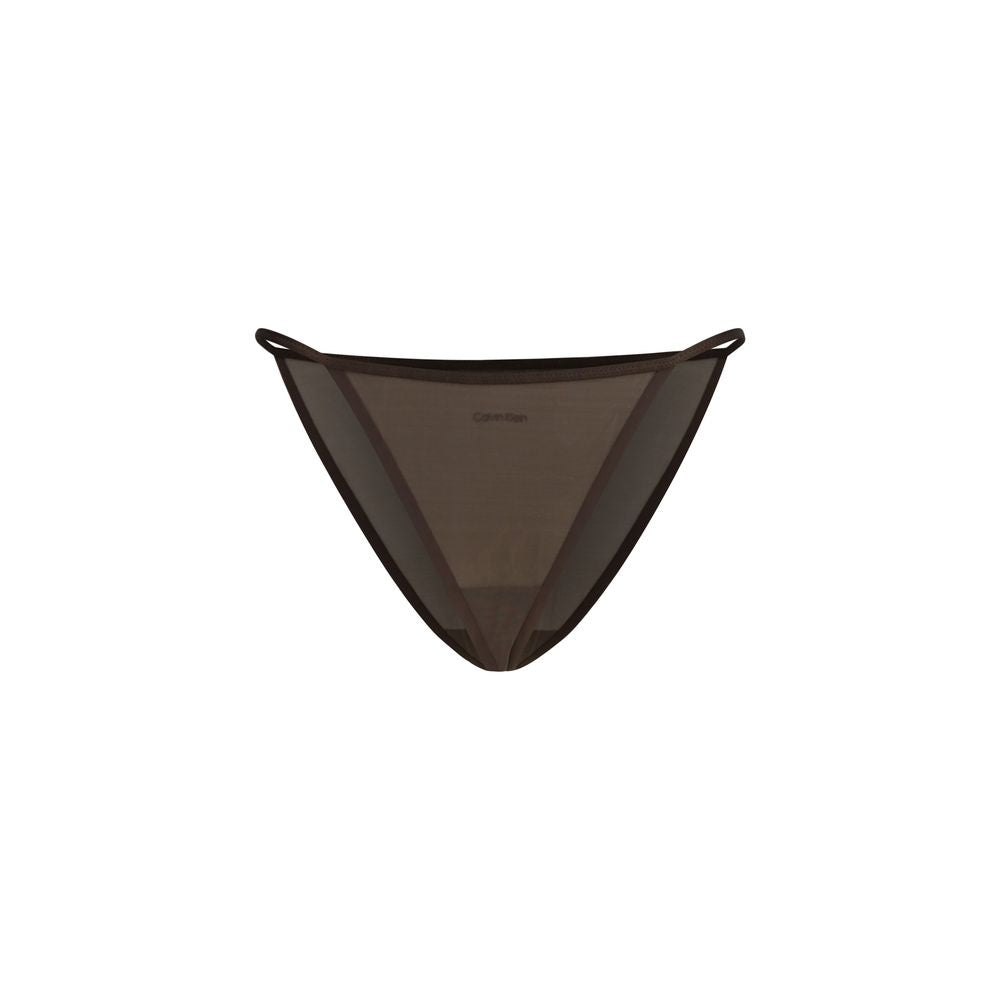 Calvin Klein Braune Nylon-Panty