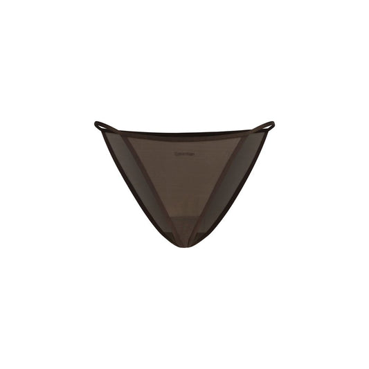 Calvin Klein Braune Nylon-Panty