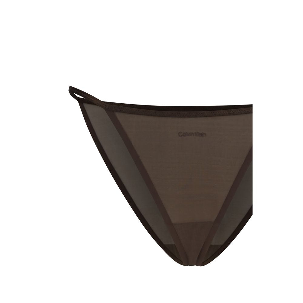 Calvin Klein Braune Nylon-Panty