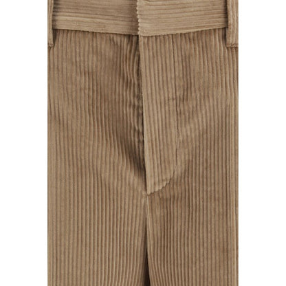 Brunello Cucinelli Braune Baumwollhose für die Freizeit