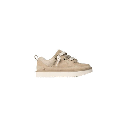 UGG Beige Wildleder Sneaker mit Plateau-Sohle – Produktansicht 1 | Arca Lucia