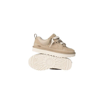 UGG Beige Wildleder Sneaker mit Plateau-Sohle – Produktansicht 3 | Arca Lucia