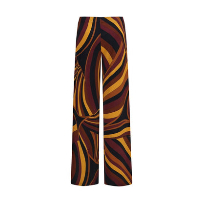 Pantaloni casual in viscosa multicolore di Emilio Pucci