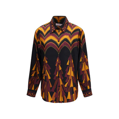 Camicia in seta con stampa multicolore di Emilio Pucci