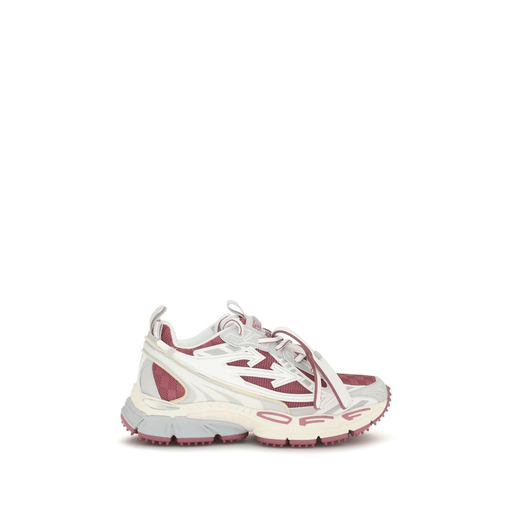 Sneakers sportive in tela bianca Off-White