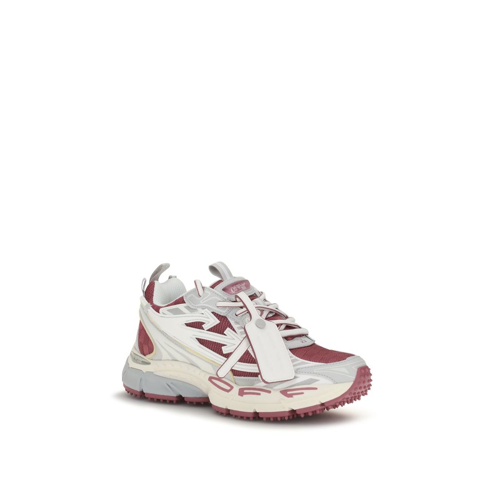 Sneakers sportive in tela bianca Off-White