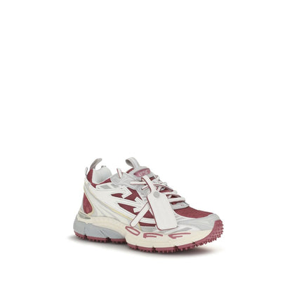 Sneakers sportive in tela bianca Off-White