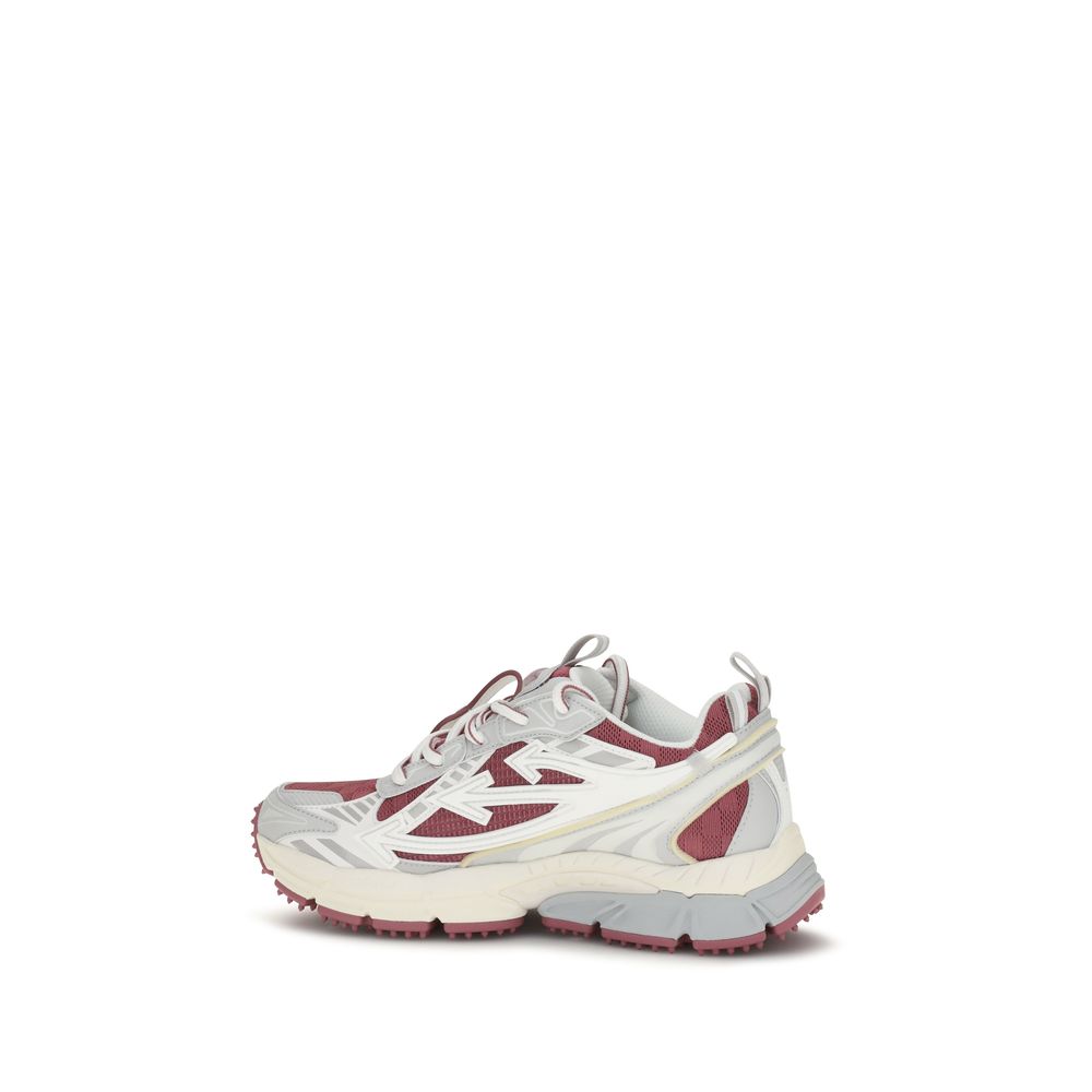 Sneakers sportive in tela bianca Off-White