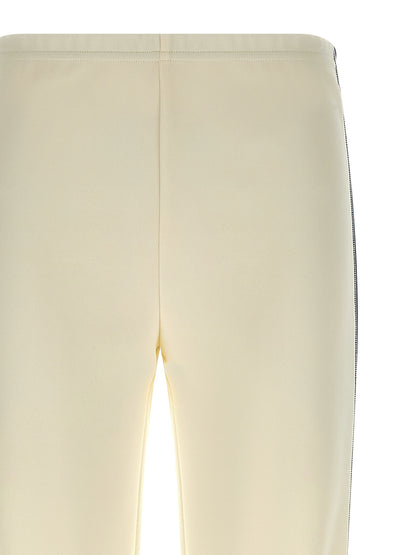 Pantaloni da jogging Prada in poliestere bianco (Pantaloni della tuta)