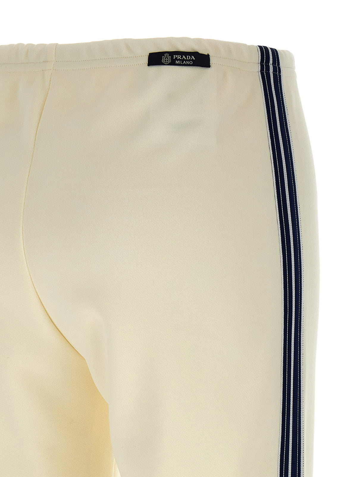 Pantaloni da jogging Prada in poliestere bianco (Pantaloni della tuta)