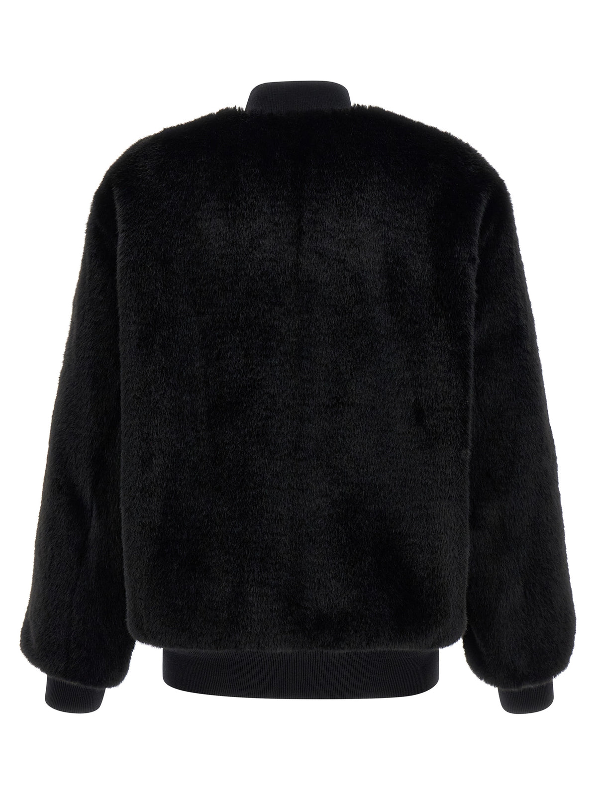 Prada Black Recycled Polyamide Bomber Jacket