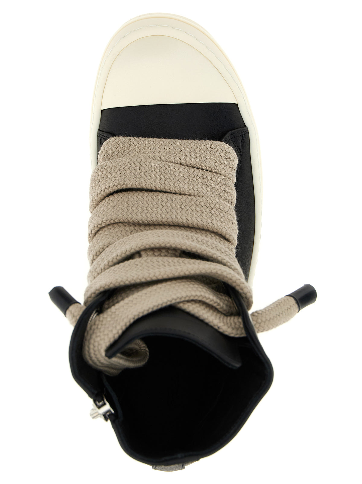 Rick Owens Zweifarbig Kalbsleder High-Top Sneaker