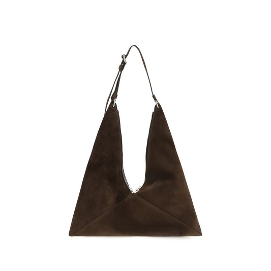 Moschino Brown Calfskin Bag