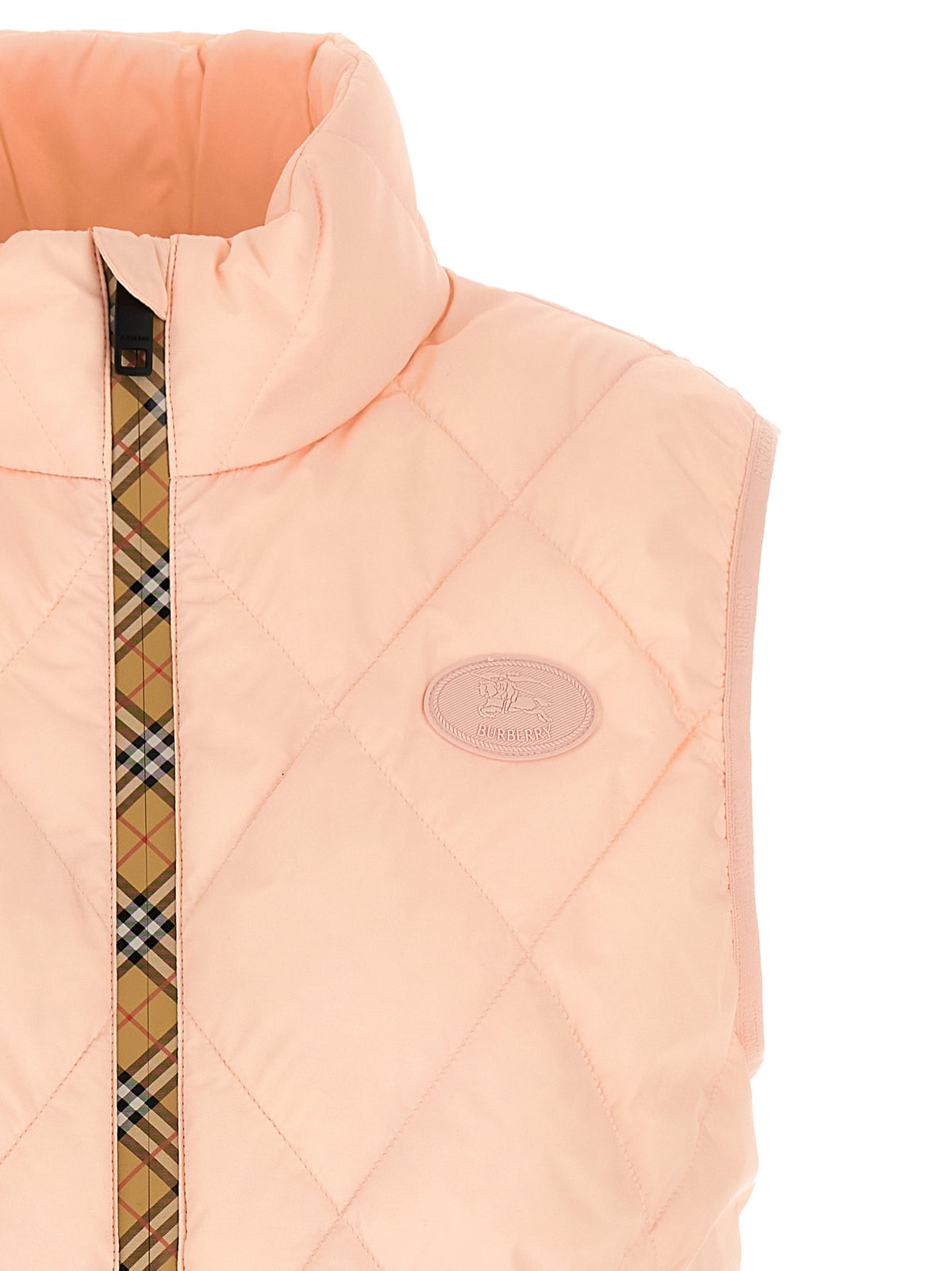 Burberry Ärmellose Weste aus mehrfarbigem Polyamid
