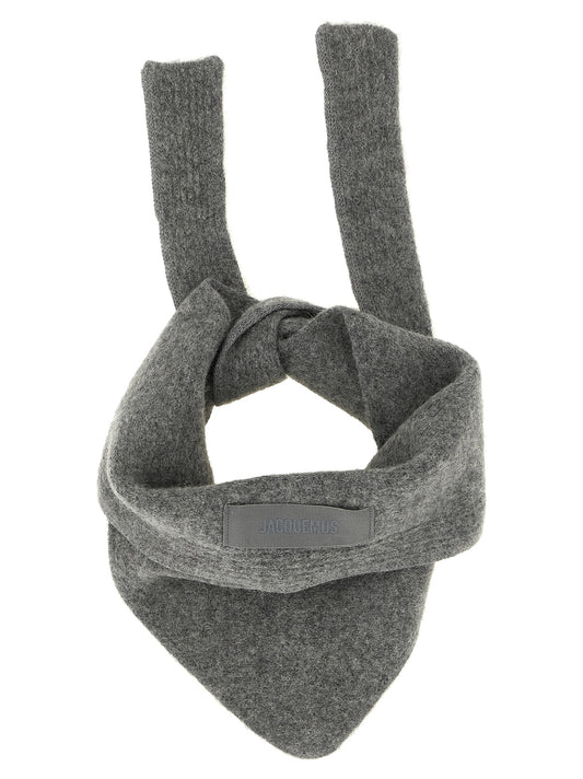 Jacquemus Grauer Wollschal