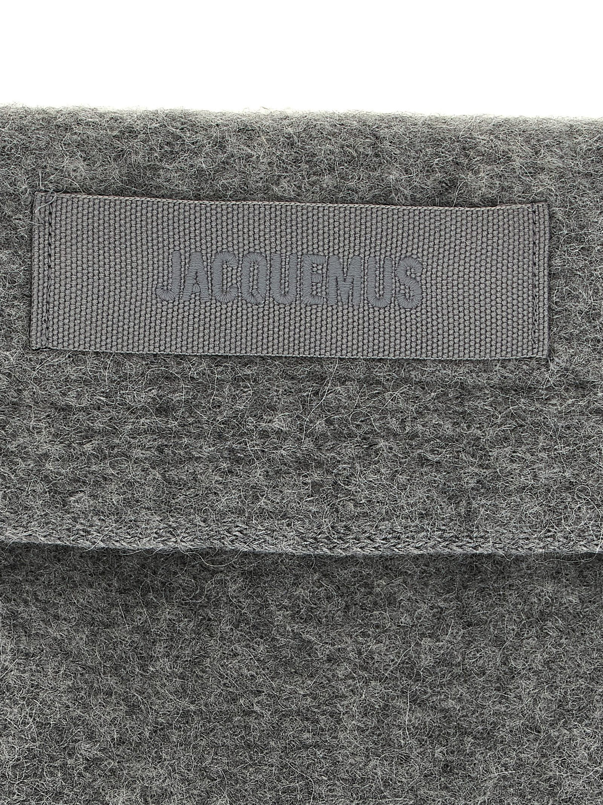 Sciarpa in lana grigia Jacquemus