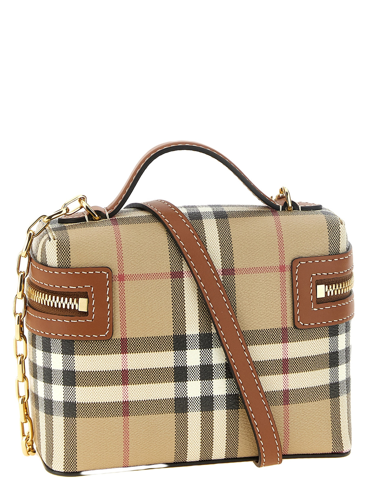 Burberry Beige Polyethylen Umhängetasche