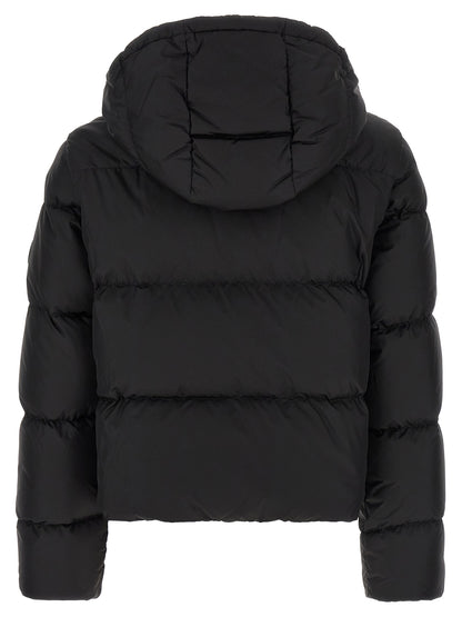 Giacca senza maniche in poliammide nera Burberry