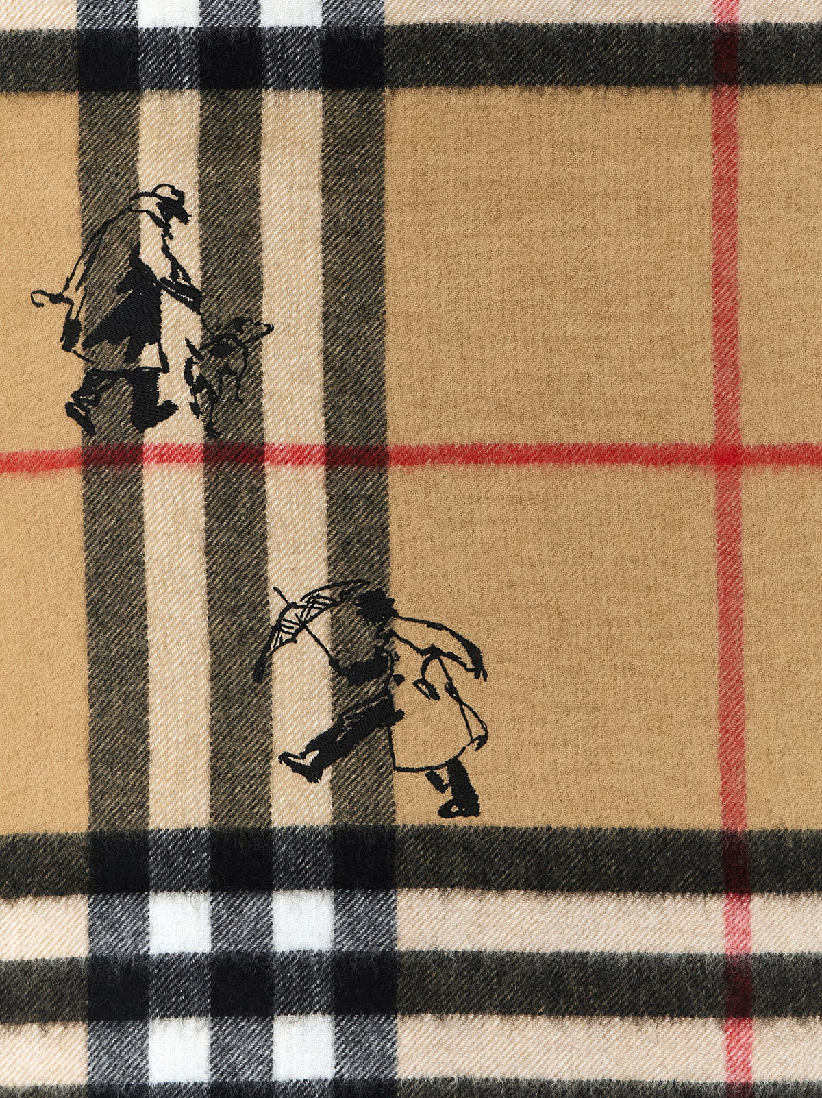 Sciarpa in cashmere beige Burberry