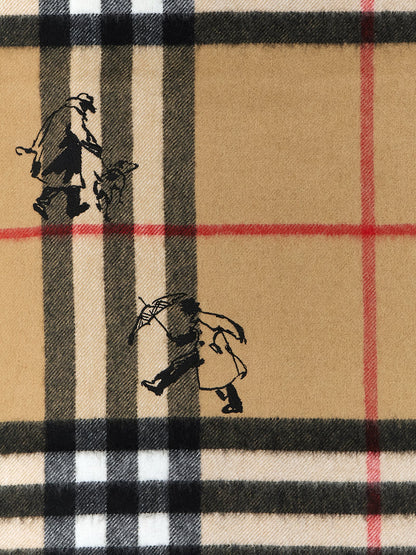 Sciarpa in cashmere beige Burberry