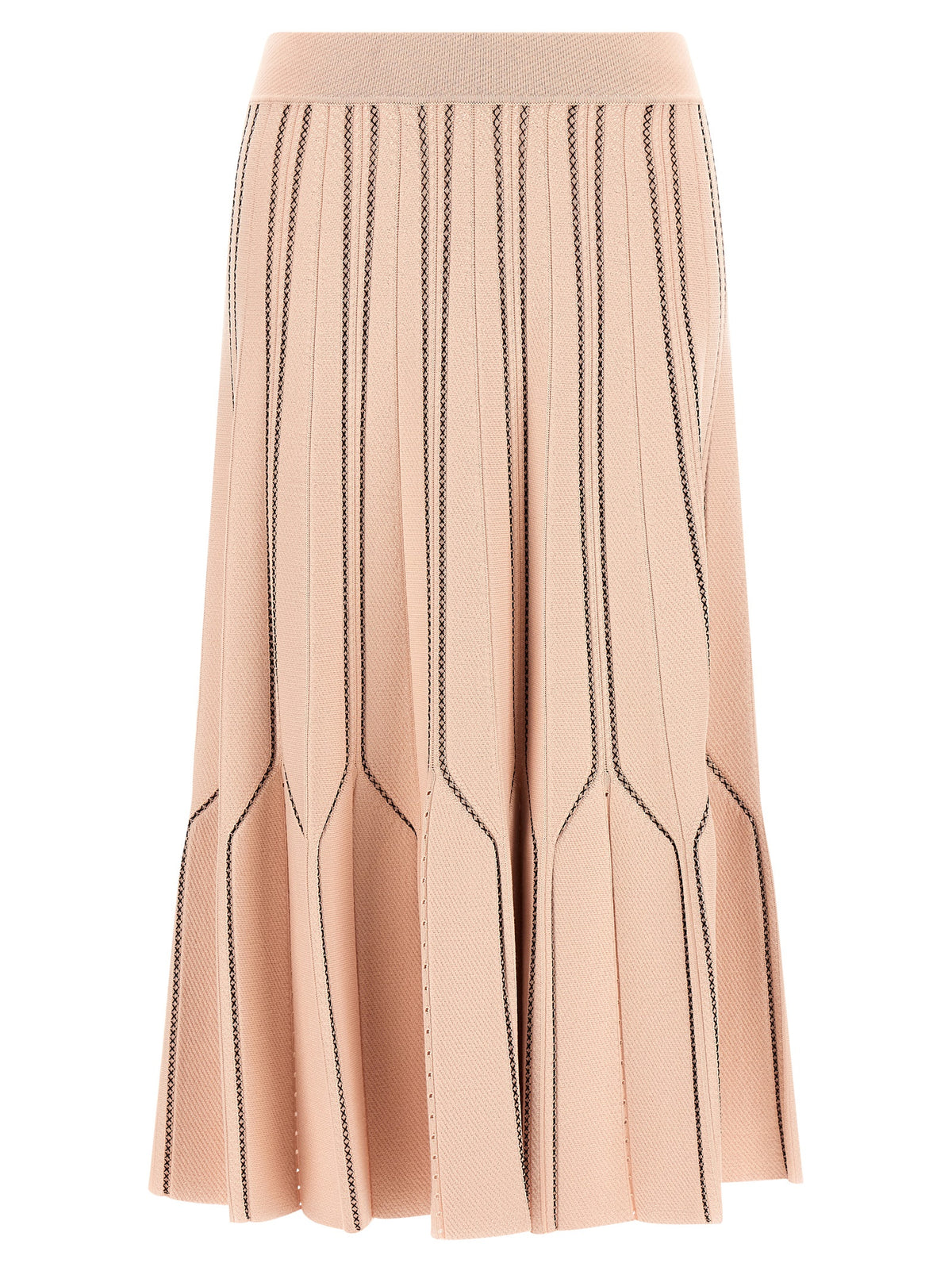Gonna midi in viscosa multicolore di Elisabetta Franchi