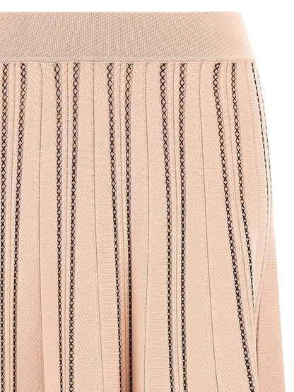 Gonna midi in viscosa multicolore di Elisabetta Franchi