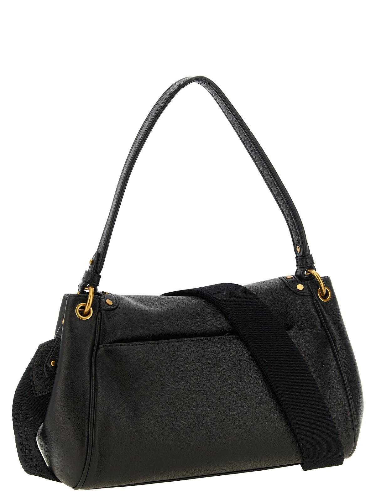 Isabel Marant Black Lambskin Shoulder Bag