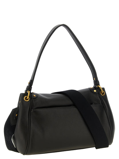 Isabel Marant Black Lambskin Shoulder Bag