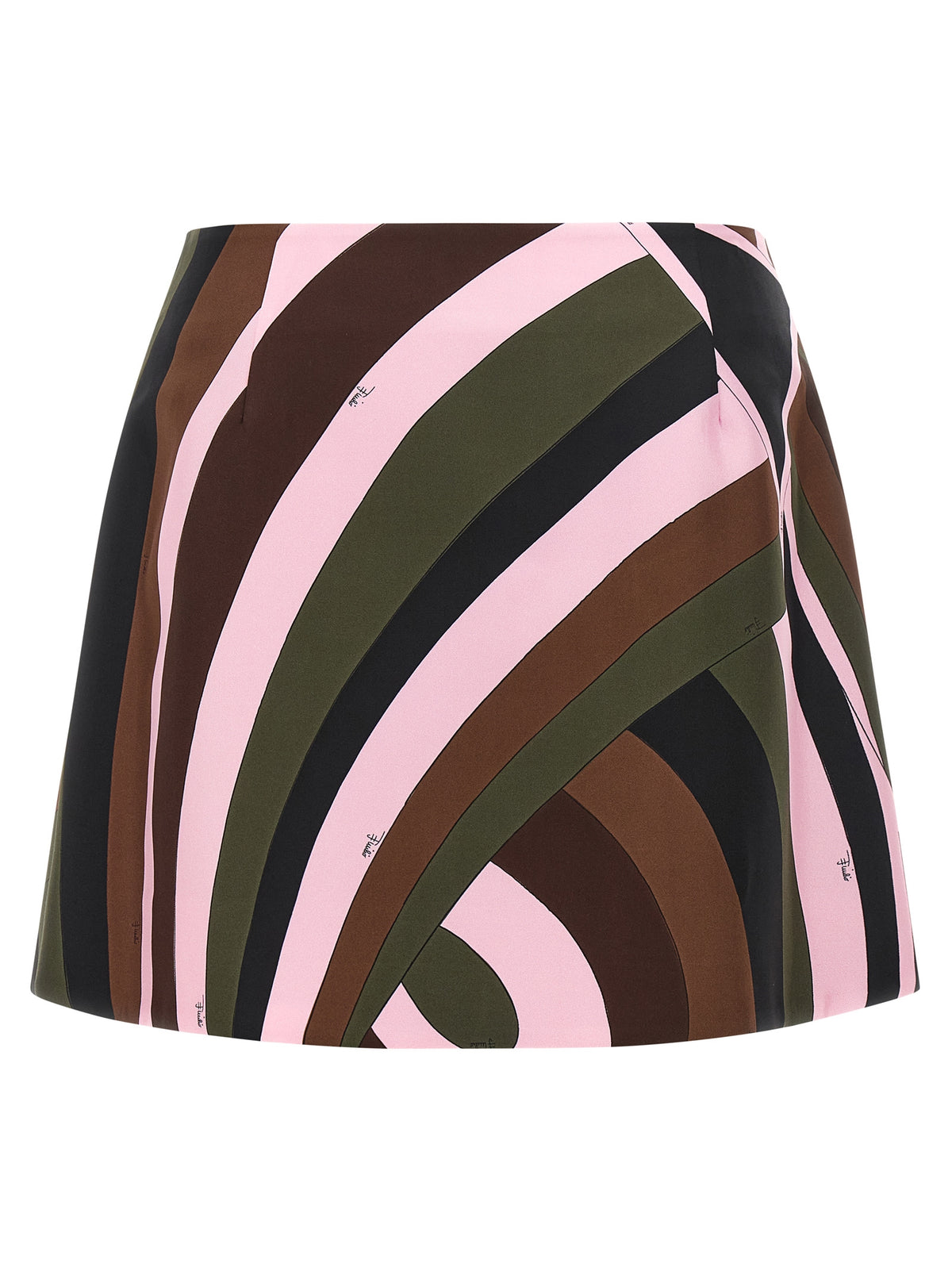 Emilio Pucci Multicolorr Silk-Maxi Skirt