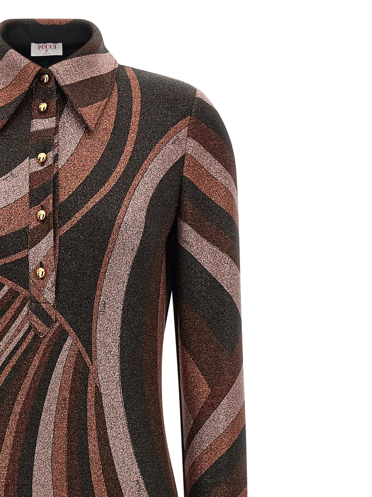 Emilio Pucci Long Dress in Bordeaux Polyamide