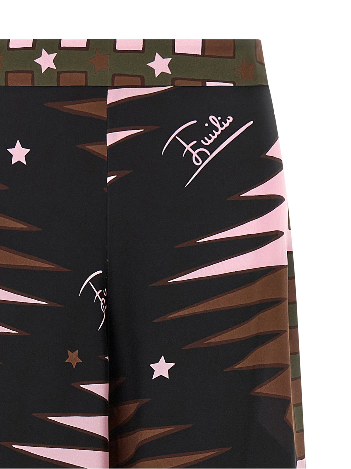 Emilio Pucci Mehrfarbig Freizeithose aus Seide