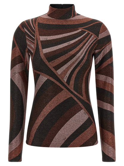 Cardigan in poliammide bordeaux Emilio Pucci