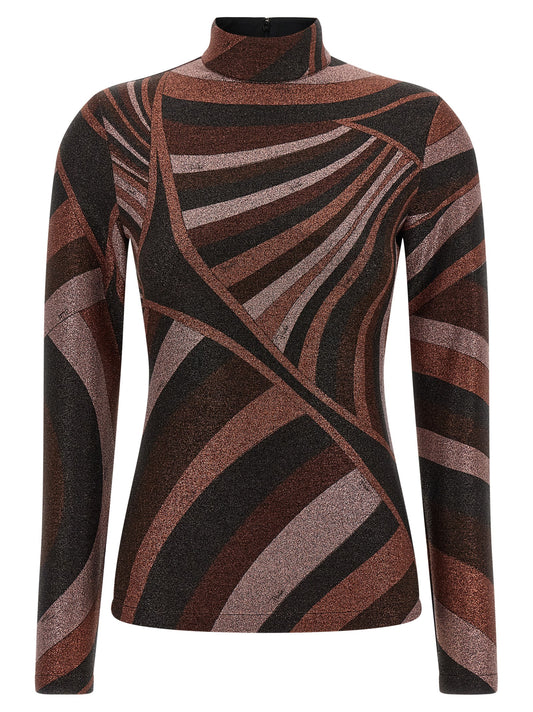 Emilio Pucci Bordeaux Polyamide Top