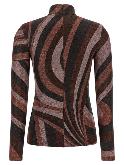 Cardigan in poliammide bordeaux Emilio Pucci